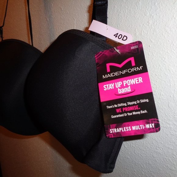 MAIDENFORM Convertible  Strapless Bra NWT Size 40D 05032 - Picture 3 of 11